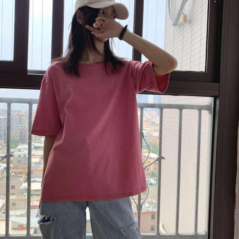 シンプルベーシックTシャツ シンプルファッション