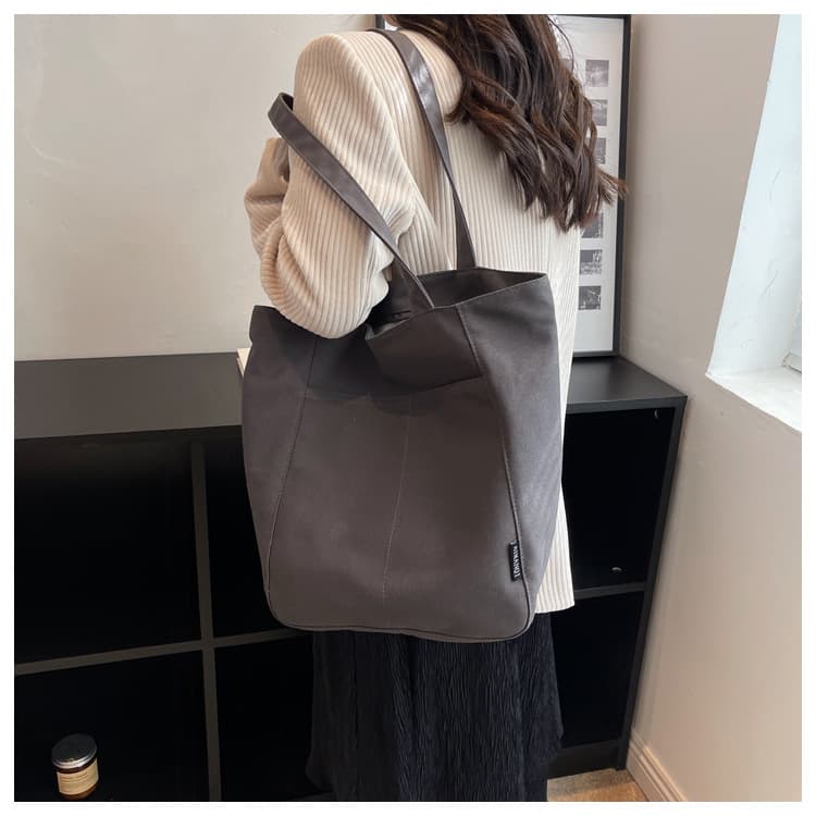 肩掛けキャンバストートバッグ シンプルファッション