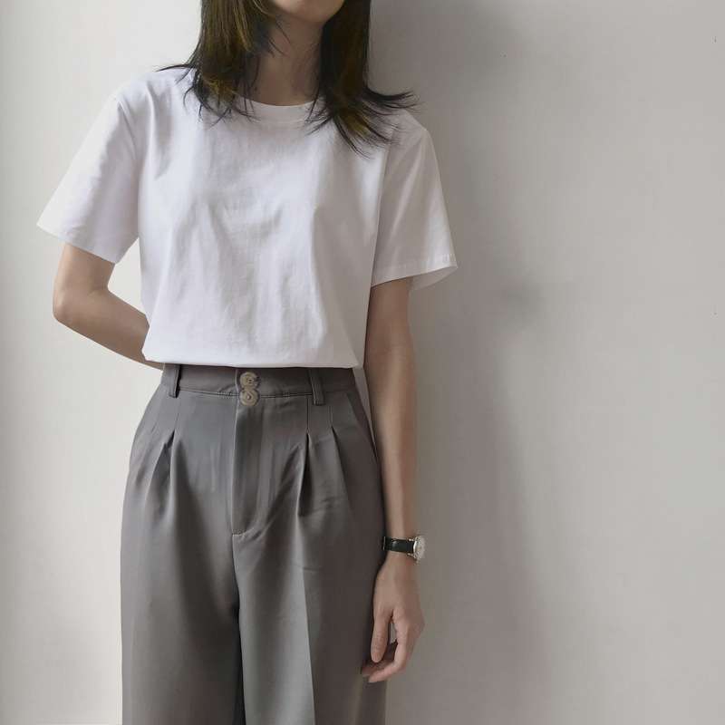 シンプル定番の基本Ｔシャツ シンプルファッション