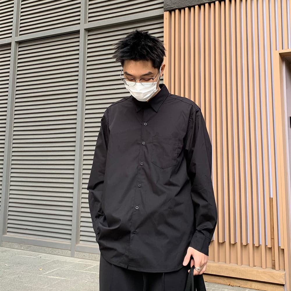 オーバーサイズ デザイン カジュアルシャツ シンプルファッション