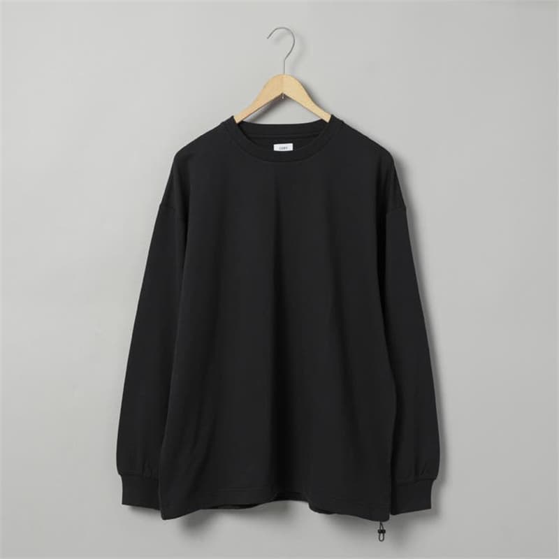 ワイドシルエット長袖カットソー シンプルファッション