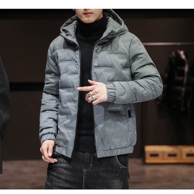 防寒性抜群 軽量中綿ジャケット シンプルファッション