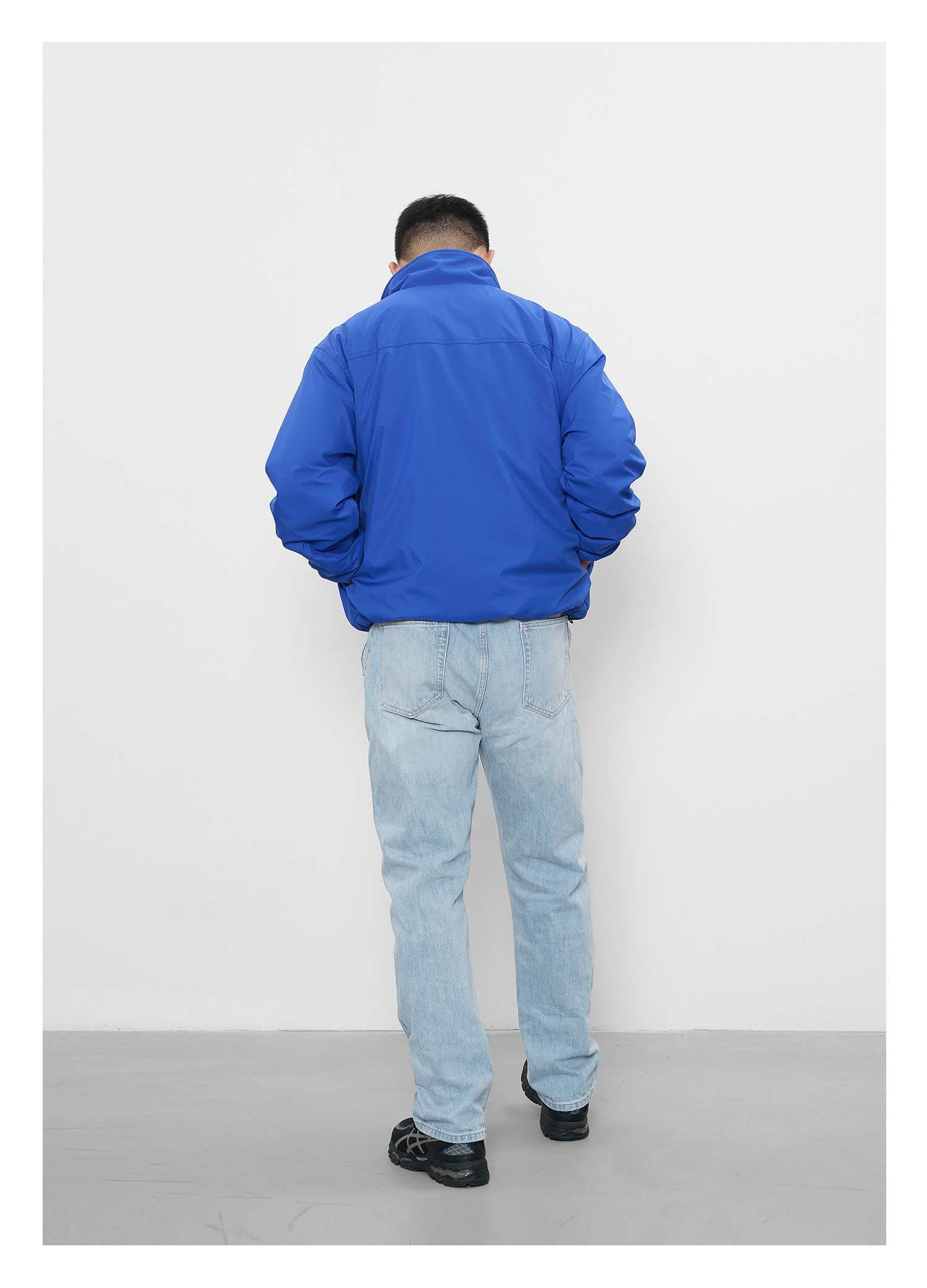 リラックスストレートデニムパンツ シンプルファッション
