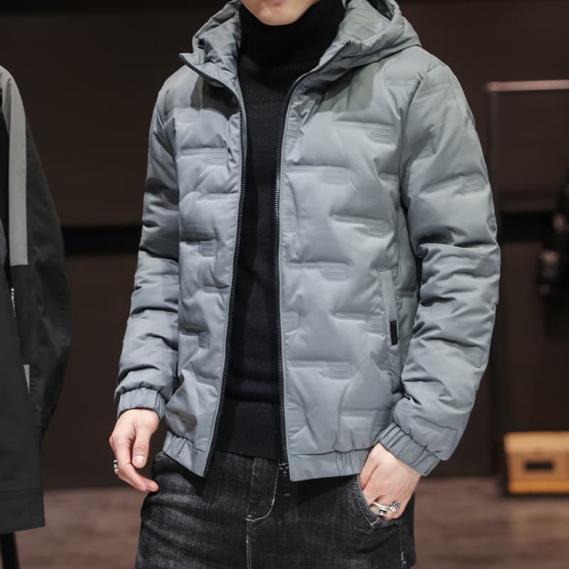防寒性抜群 軽量中綿ジャケット シンプルファッション