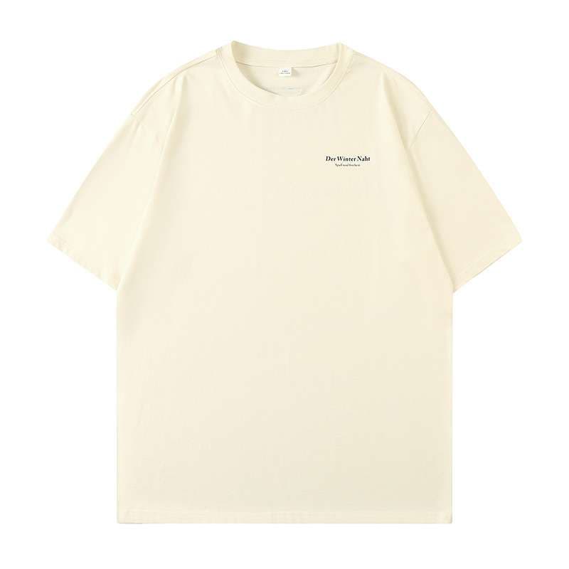 人間島 リラックスフィットTシャツ シンプルファッション