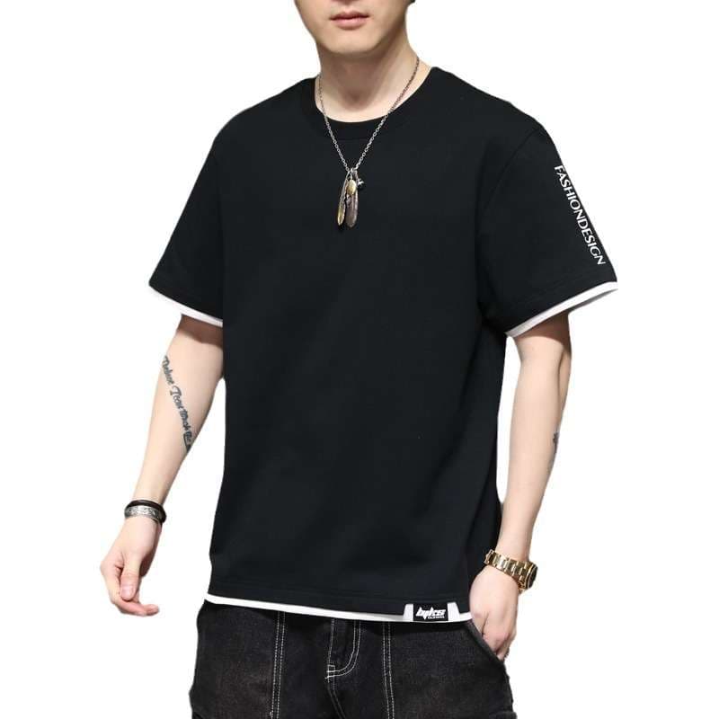 シンプルモダンストリートTシャツ シンプルファッション