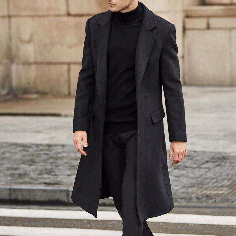 アーバンロングコート シンプルファッション