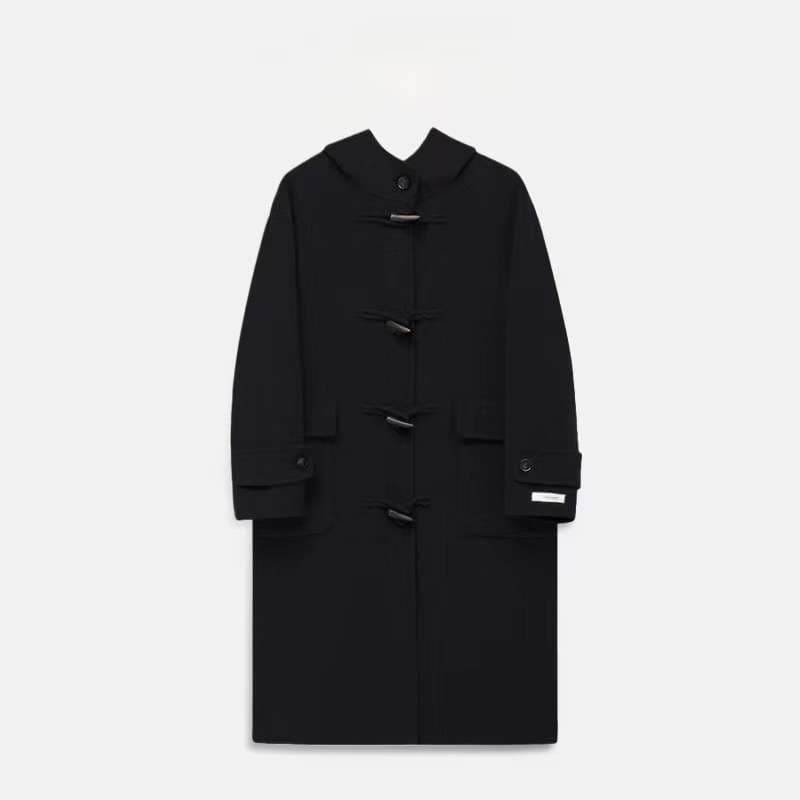 温もりデュッフルコート シンプルファッション