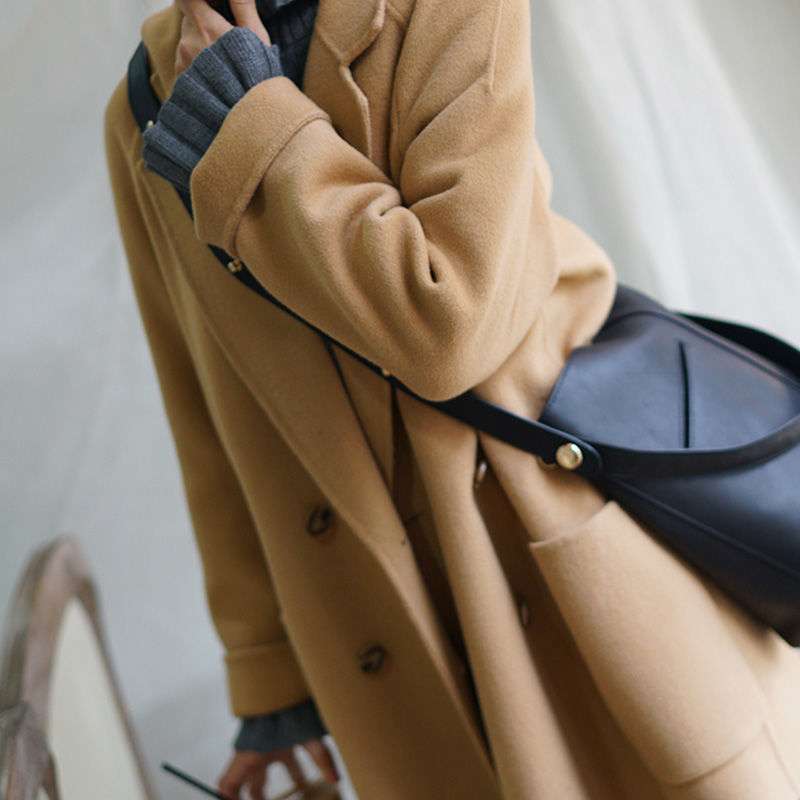 ゆったりオーバーサイズコート シンプルファッション