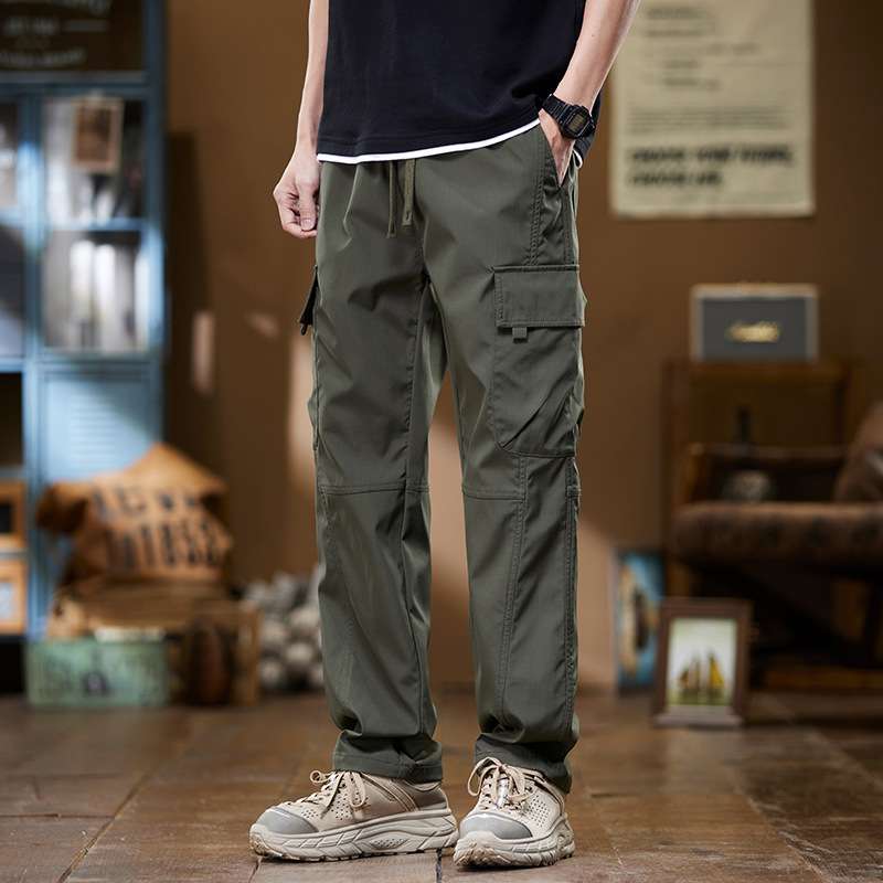 機能性抜群カーゴパンツ シンプルファッション