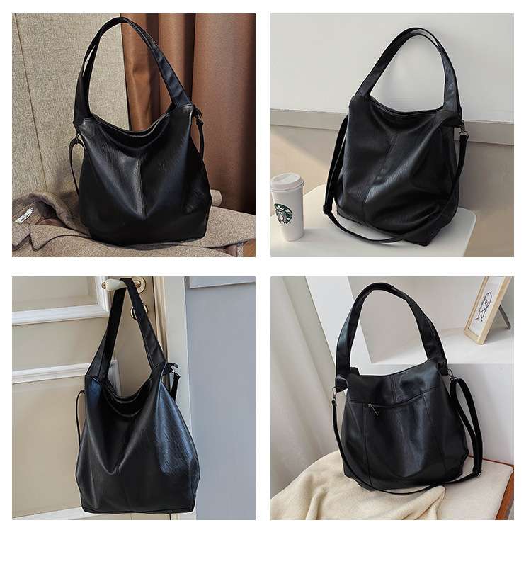 シンプル大容量トートバッグ シンプルファッション