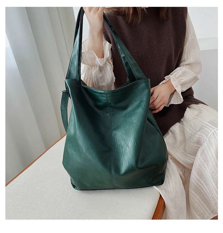 シンプル大容量トートバッグ シンプルファッション