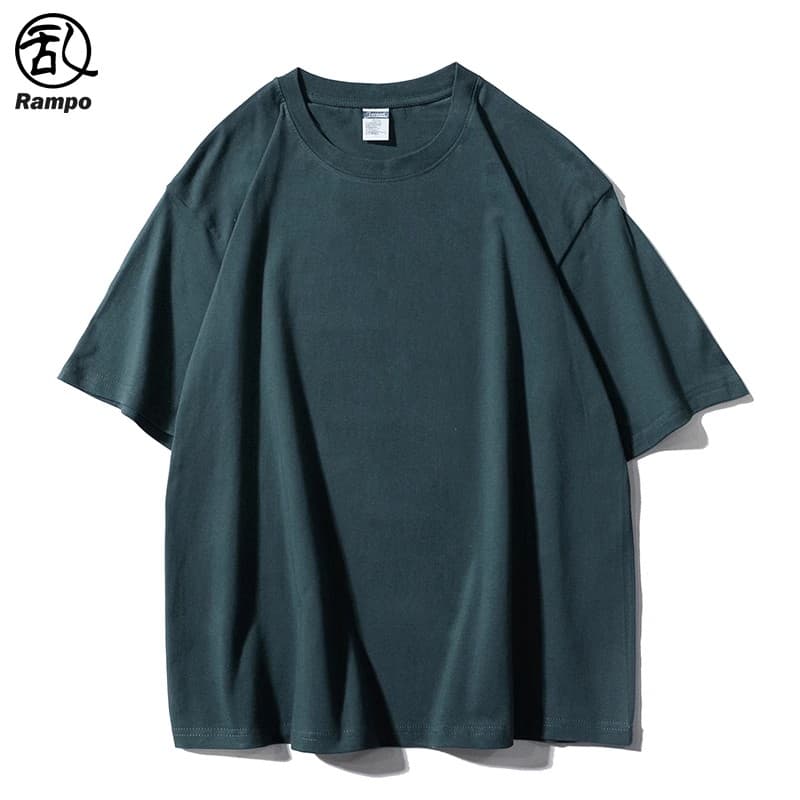 シンプルファッション ゆったり綿100%シンプル半袖Tシャツ