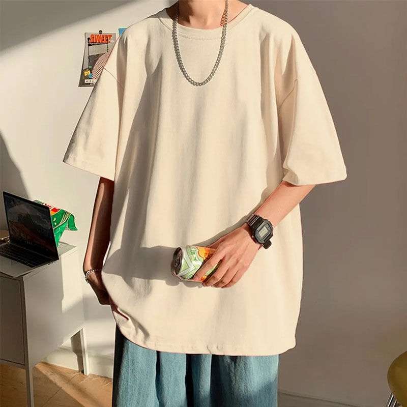 オーバーサイズ半袖Tシャツ シンプルファッション