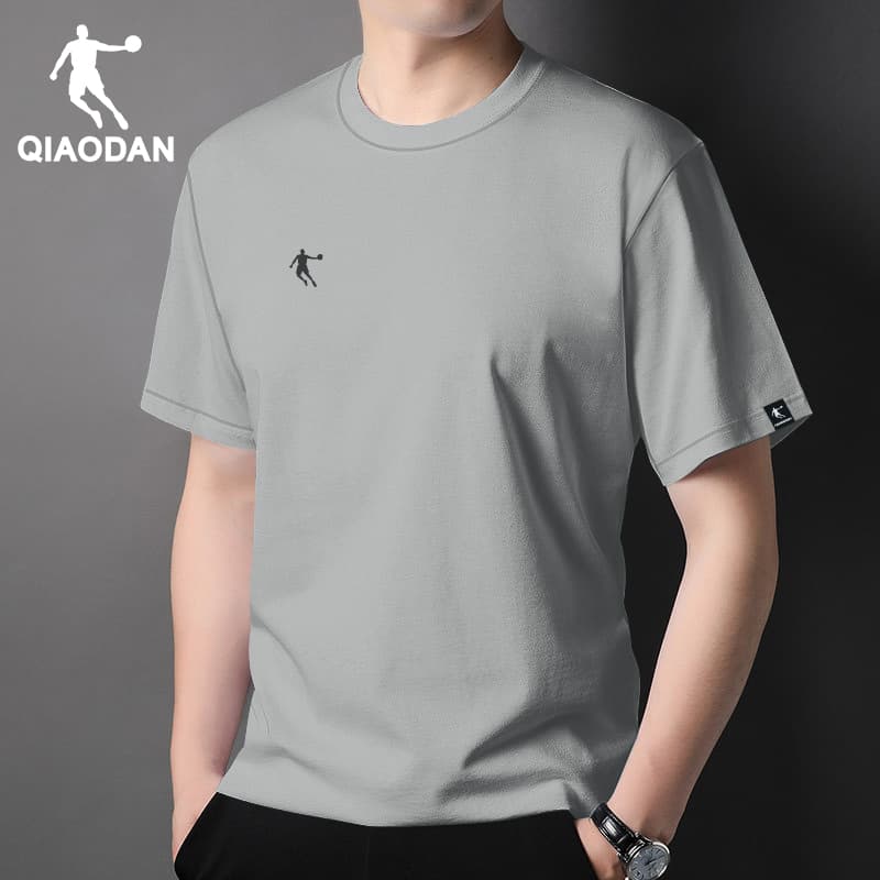 シンプルファッション 速乾性メンズクルーネック半袖Tシャツ