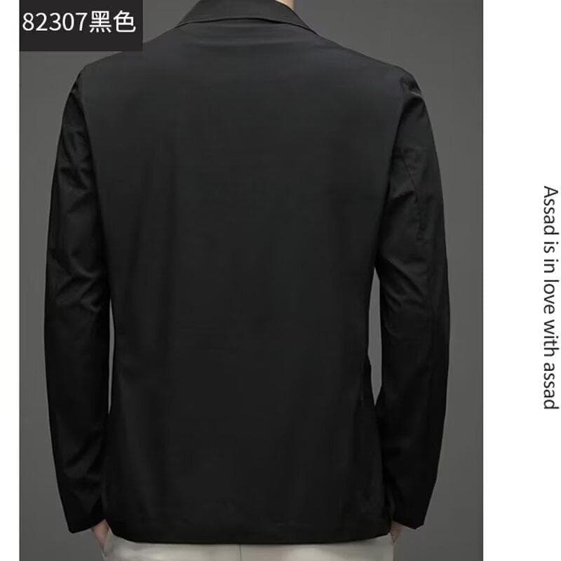 七分袖スタイリッシュジャケット シンプルファッション