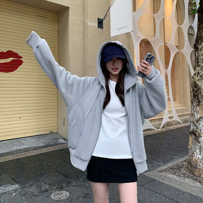 シンプルオーバーサイズパーカー シンプルファッション