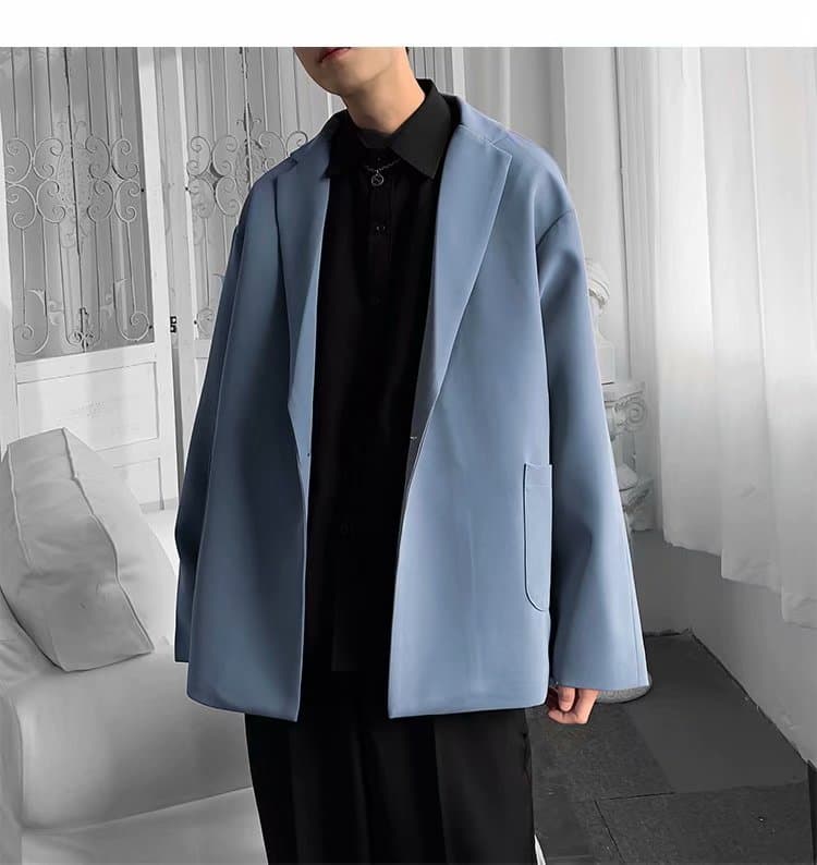 シルエット美人のオーバーサイズジャケット シンプルファッション