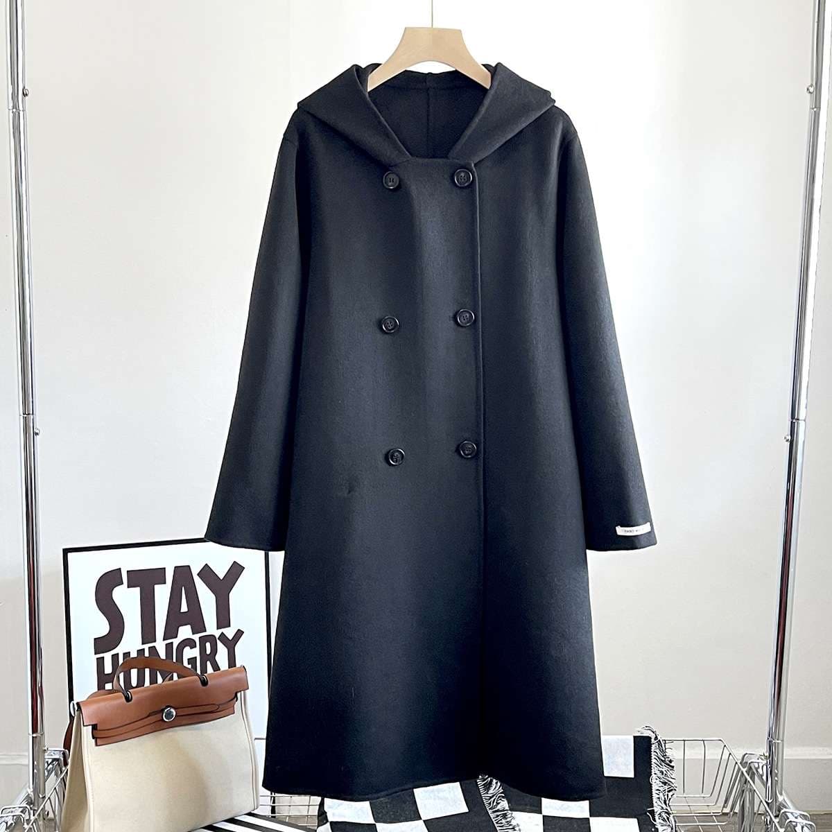 ゆったりシルエット チェスターコート シンプルファッション
