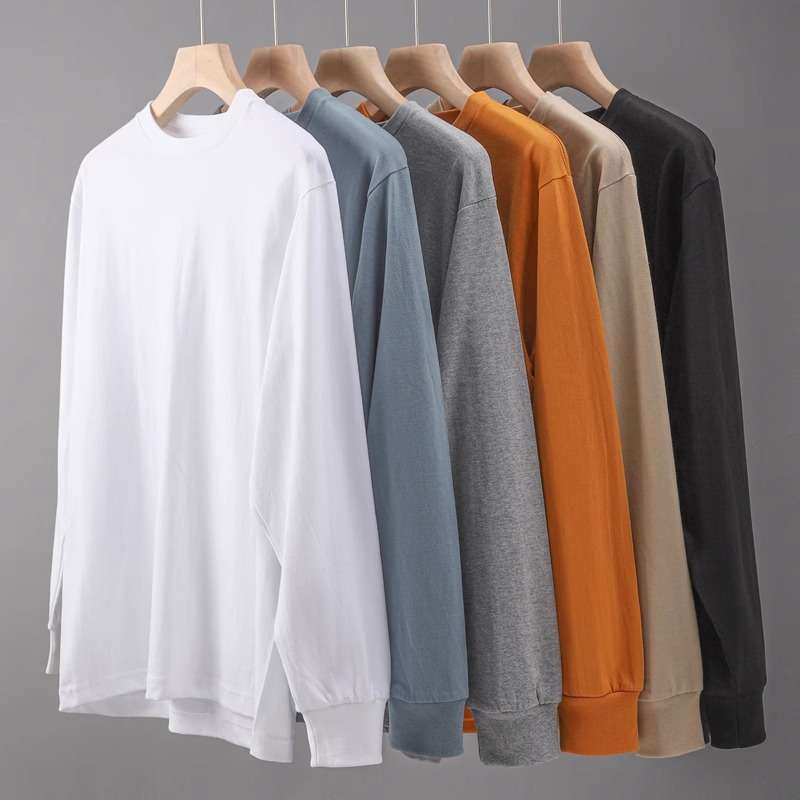 ベーシックオーバーサイズ長袖Tシャツ シンプルファッション