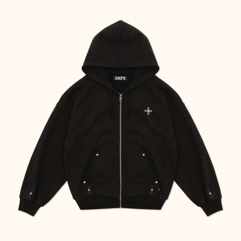 シンプルオーバーサイズパーカー シンプルファッション