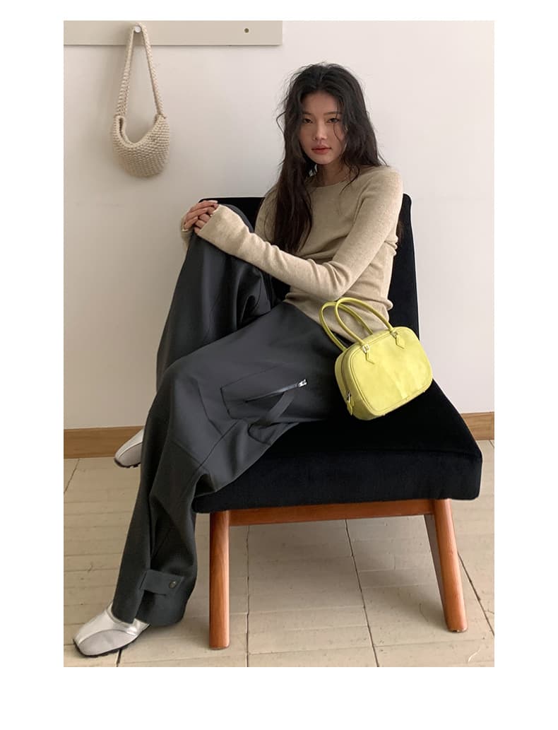上質シンプルニュアンスニット シンプルファッション