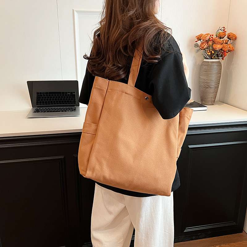 シンプル大容量トートバッグ シンプルファッション