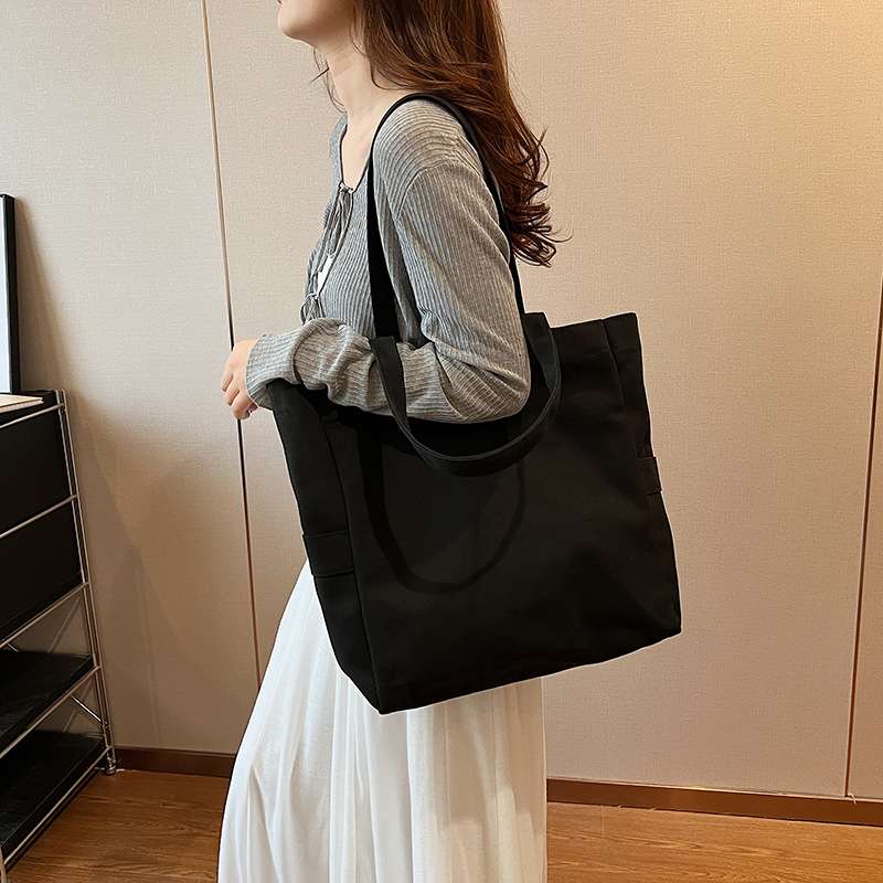 シンプル大容量トートバッグ シンプルファッション
