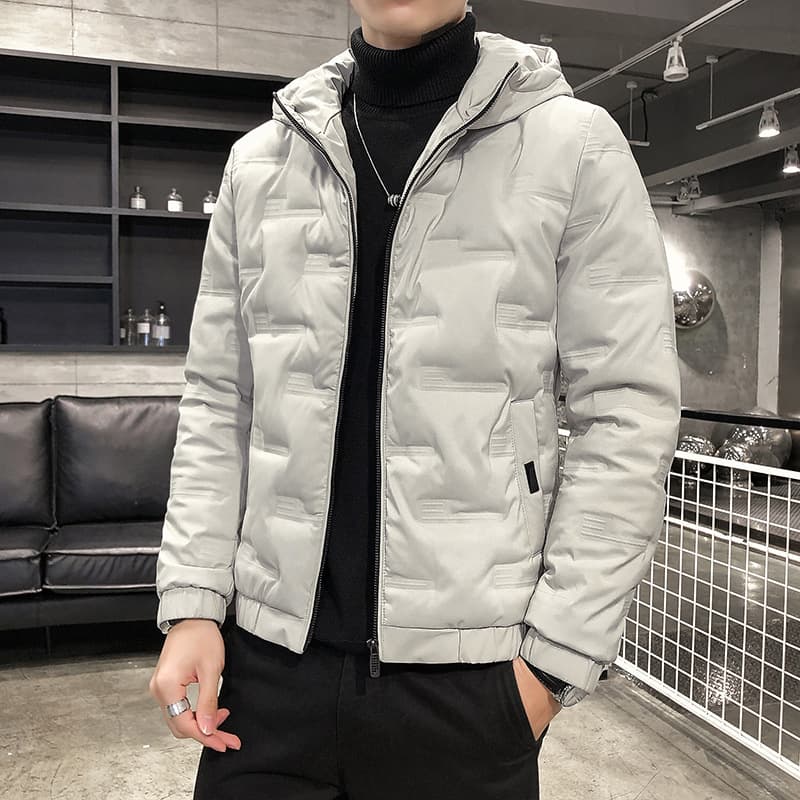 防寒性抜群 軽量中綿ジャケット シンプルファッション