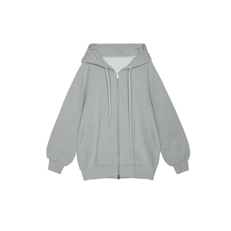 シンプルオーバーサイズパーカー シンプルファッション