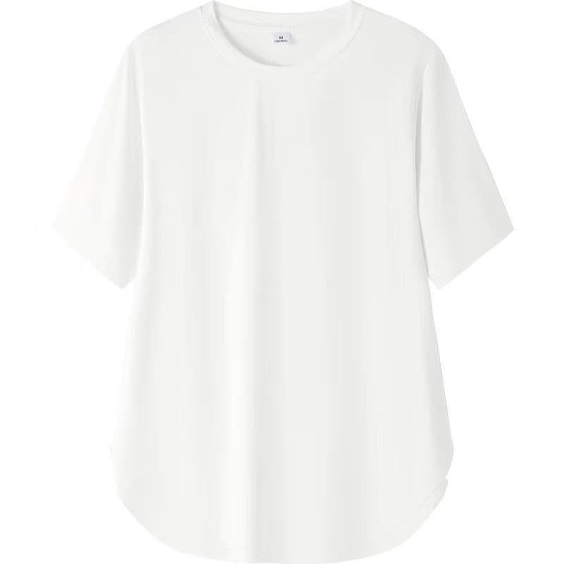 ゆるシルエット半袖シャツ シンプルファッション