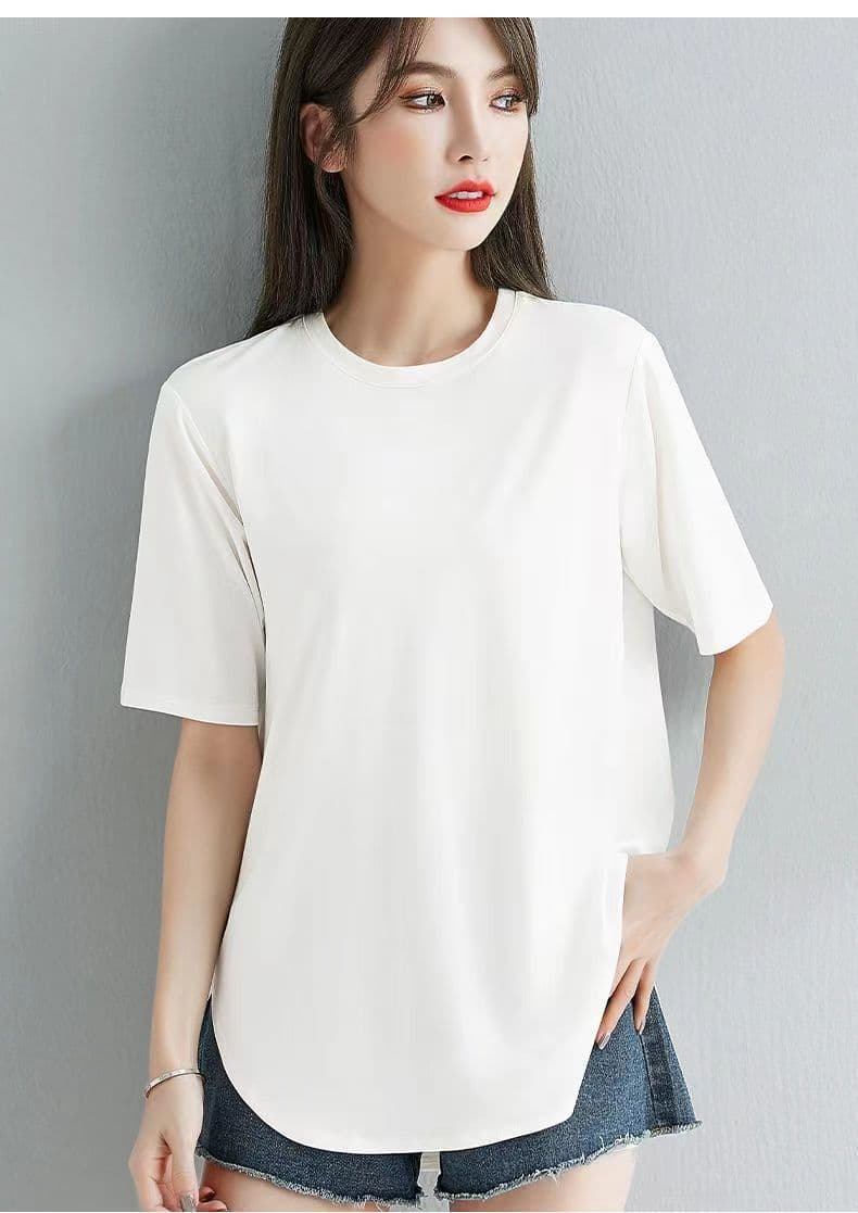 ゆるシルエット半袖シャツ シンプルファッション